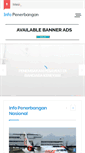 Mobile Screenshot of infopenerbangan.com
